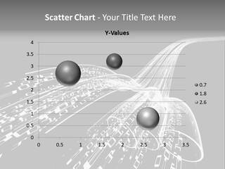 A Black And White Photo Of A Computer Screen PowerPoint Template