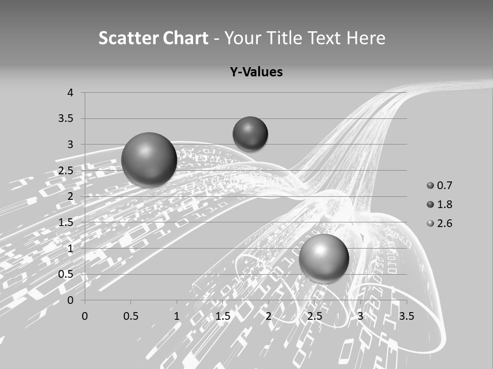 A Black And White Photo Of A Computer Screen PowerPoint Template