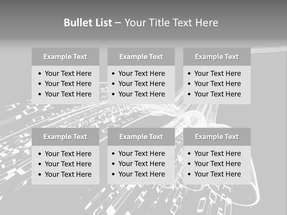A Black And White Photo Of A Computer Screen PowerPoint Template
