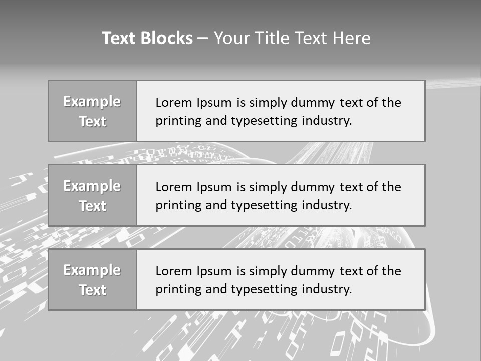 A Black And White Photo Of A Computer Screen PowerPoint Template