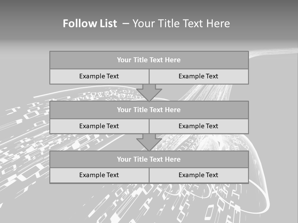 A Black And White Photo Of A Computer Screen PowerPoint Template
