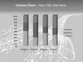 A Black And White Photo Of A Computer Screen PowerPoint Template