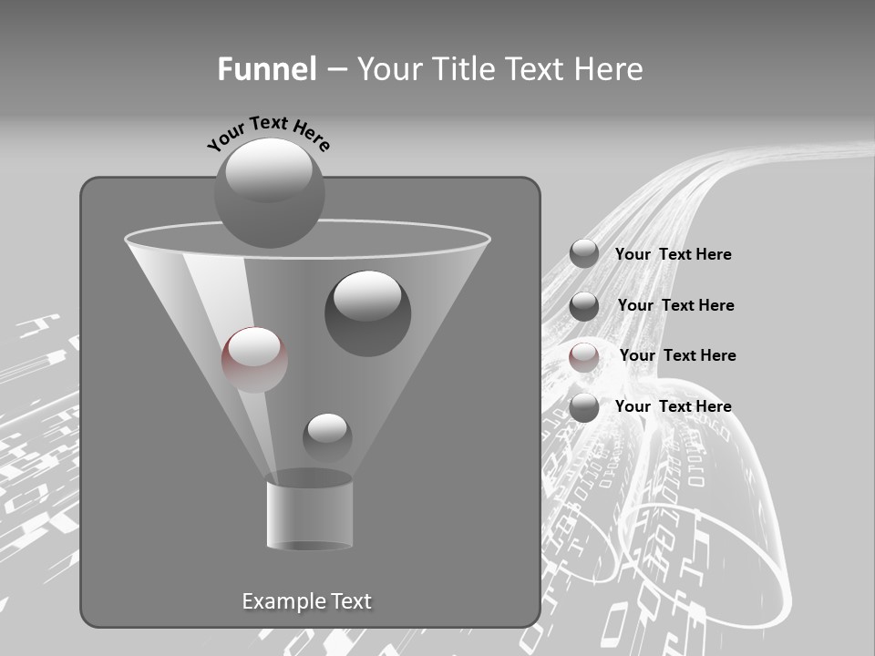 A Black And White Photo Of A Computer Screen PowerPoint Template