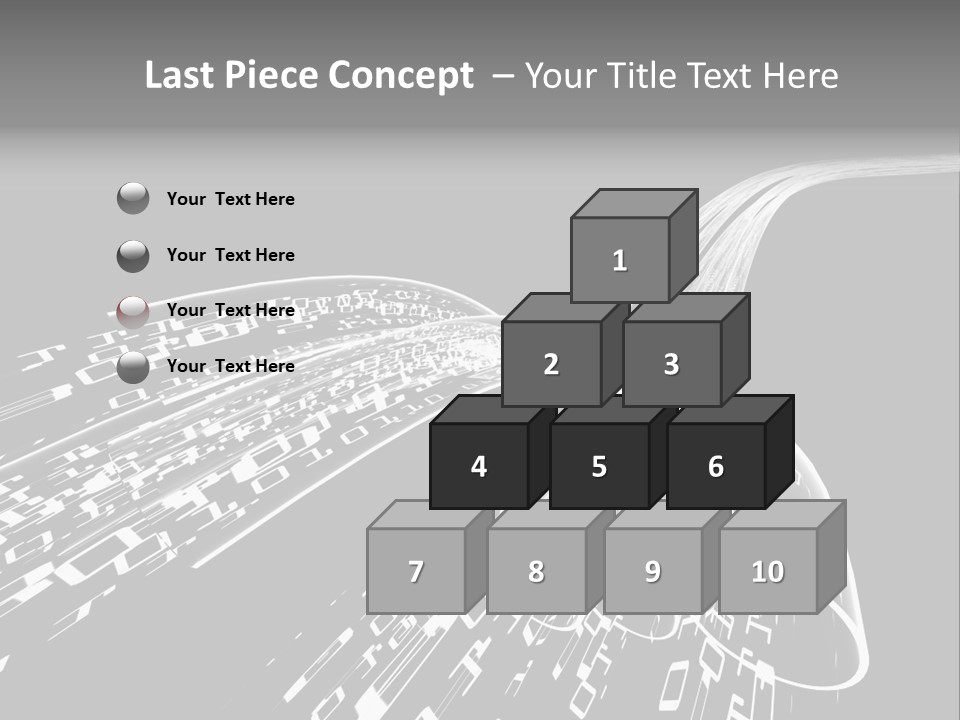 A Black And White Photo Of A Computer Screen PowerPoint Template