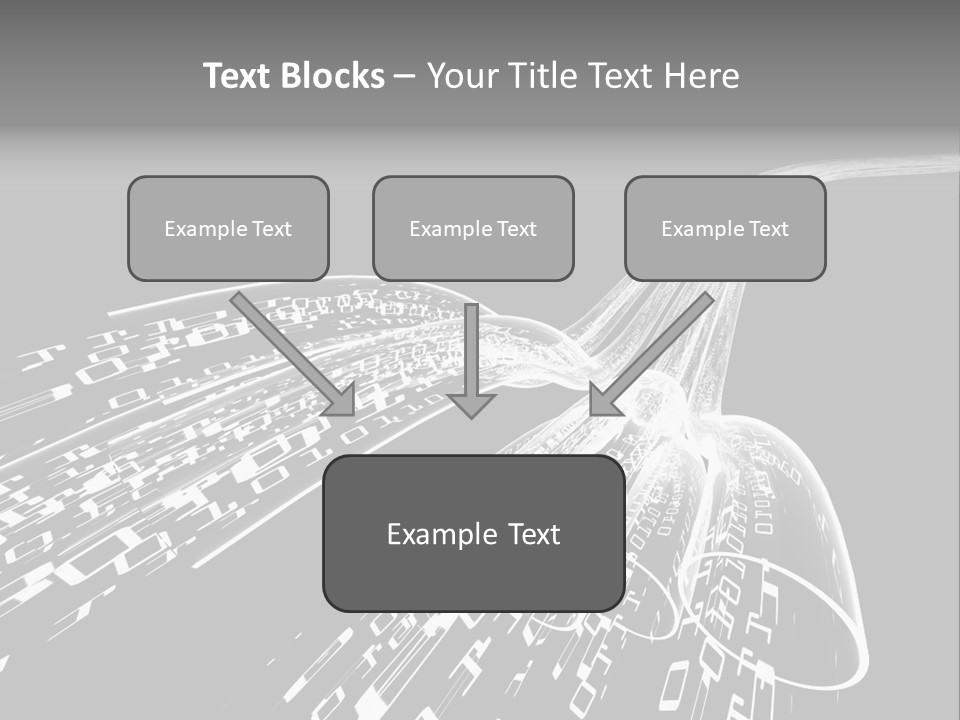 A Black And White Photo Of A Computer Screen PowerPoint Template