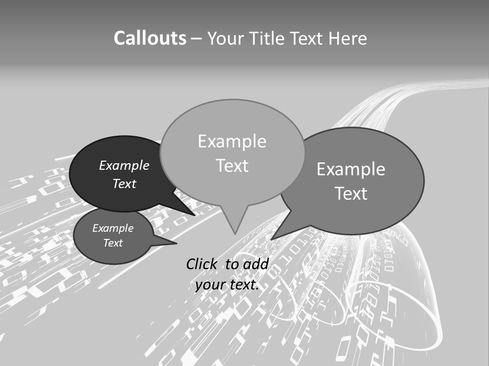 A Black And White Photo Of A Computer Screen PowerPoint Template