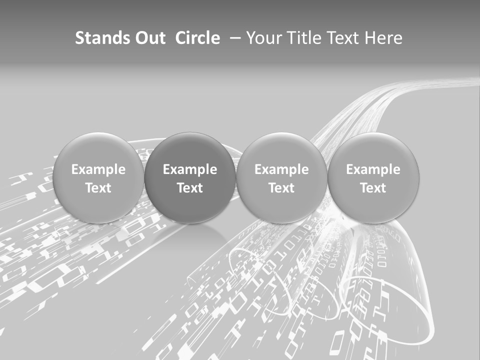 A Black And White Photo Of A Computer Screen PowerPoint Template
