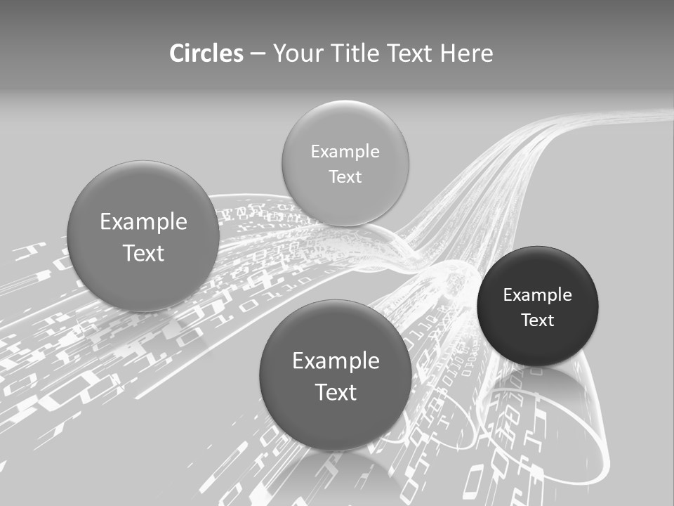 A Black And White Photo Of A Computer Screen PowerPoint Template