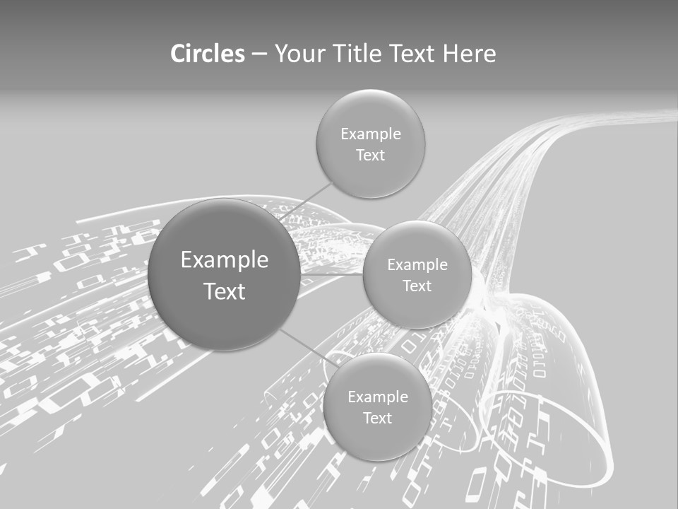 A Black And White Photo Of A Computer Screen PowerPoint Template