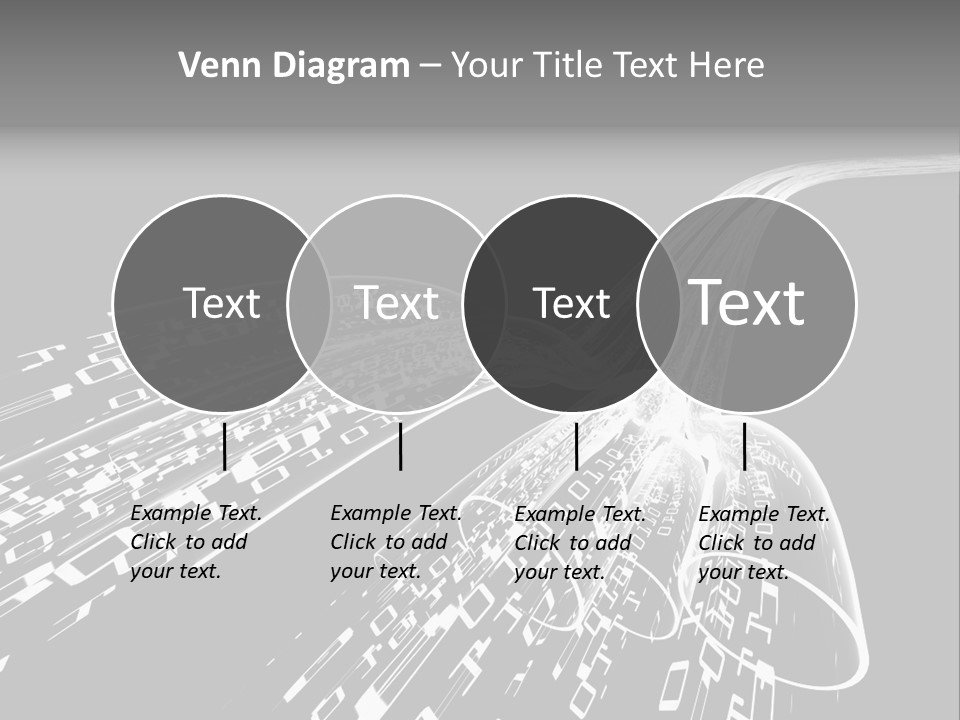 A Black And White Photo Of A Computer Screen PowerPoint Template