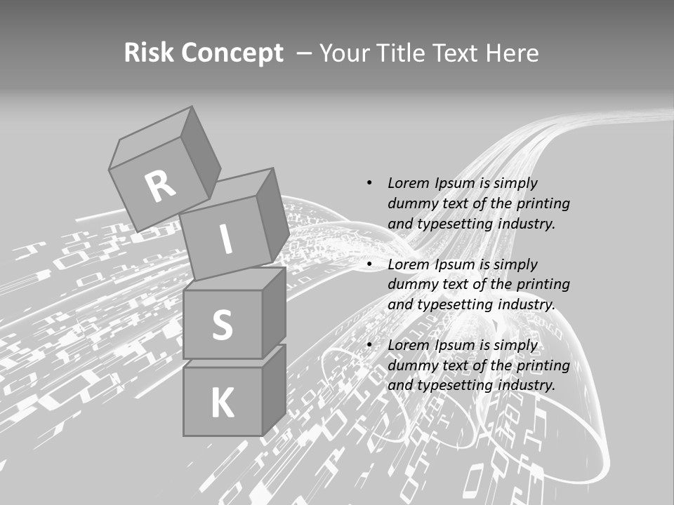 A Black And White Photo Of A Computer Screen PowerPoint Template