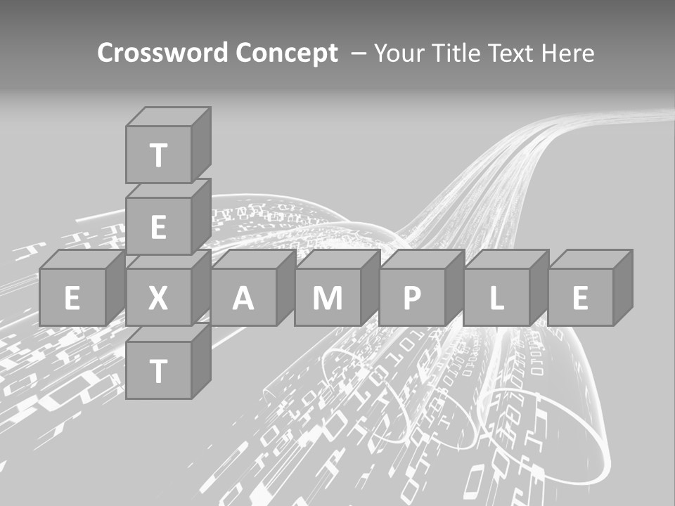 A Black And White Photo Of A Computer Screen PowerPoint Template
