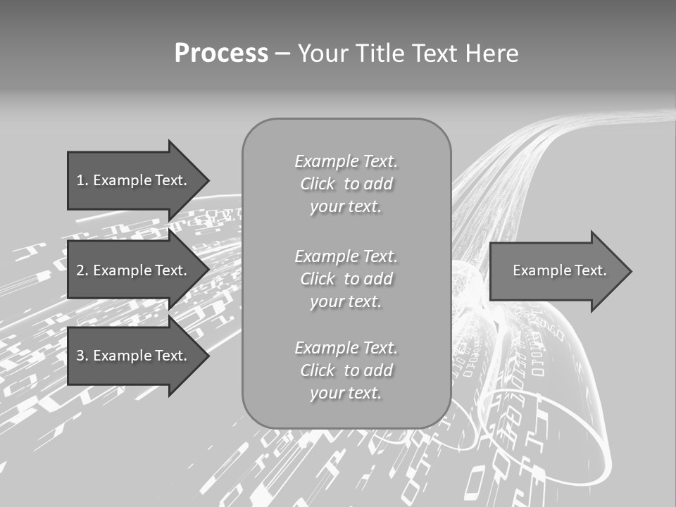 A Black And White Photo Of A Computer Screen PowerPoint Template