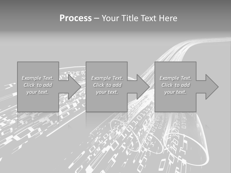 A Black And White Photo Of A Computer Screen PowerPoint Template