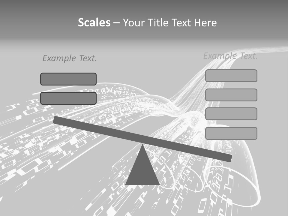A Black And White Photo Of A Computer Screen PowerPoint Template