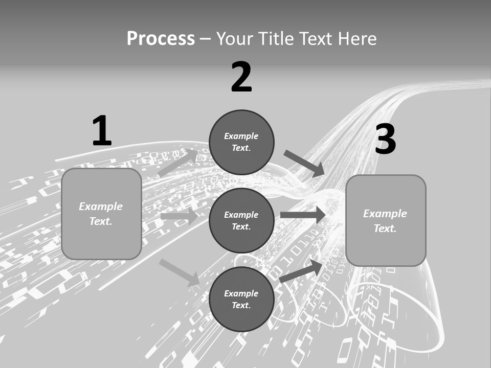 A Black And White Photo Of A Computer Screen PowerPoint Template