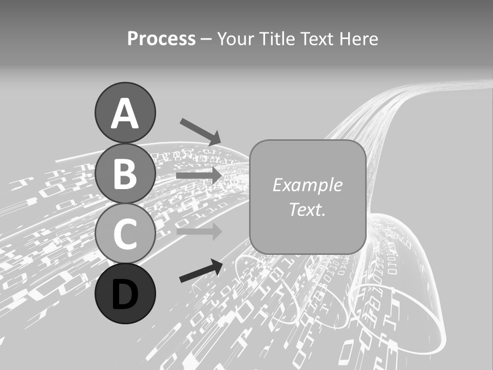 A Black And White Photo Of A Computer Screen PowerPoint Template