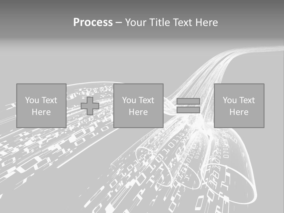 A Black And White Photo Of A Computer Screen PowerPoint Template