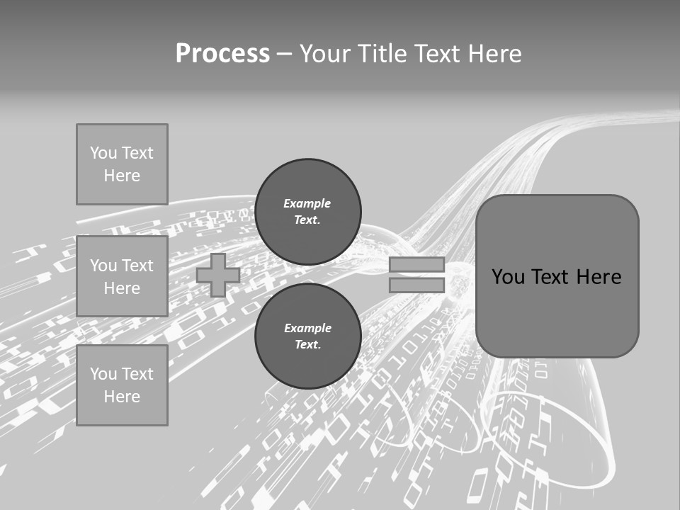 A Black And White Photo Of A Computer Screen PowerPoint Template