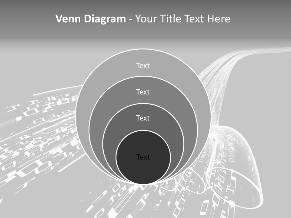 A Black And White Photo Of A Computer Screen PowerPoint Template