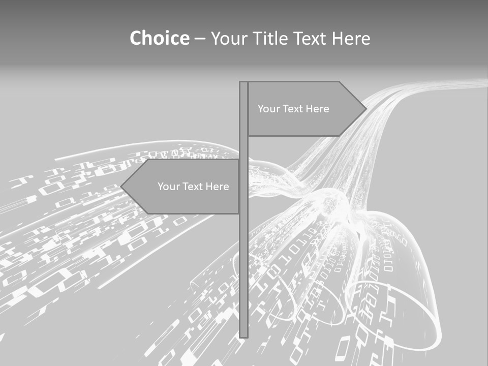 A Black And White Photo Of A Computer Screen PowerPoint Template
