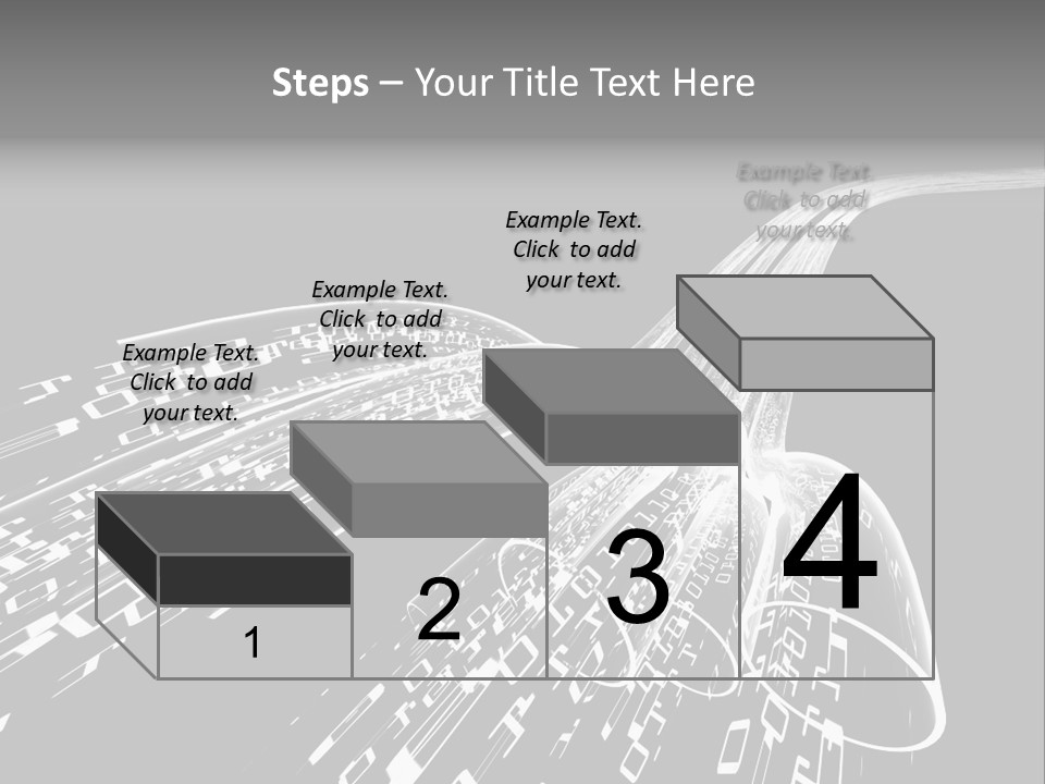 A Black And White Photo Of A Computer Screen PowerPoint Template