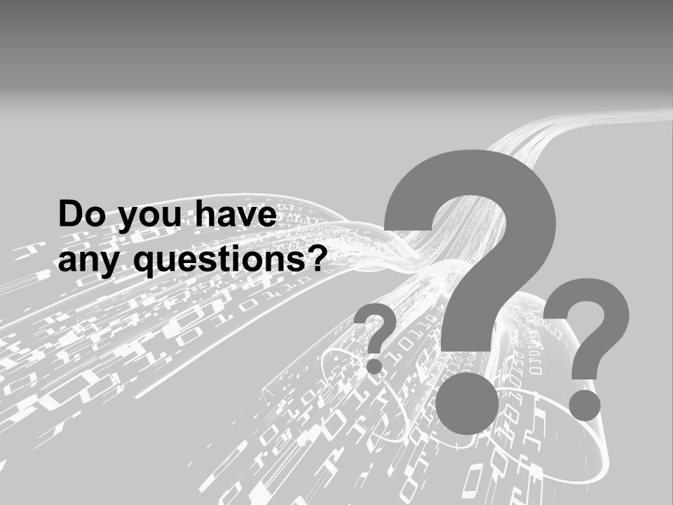 A Black And White Photo Of A Computer Screen PowerPoint Template