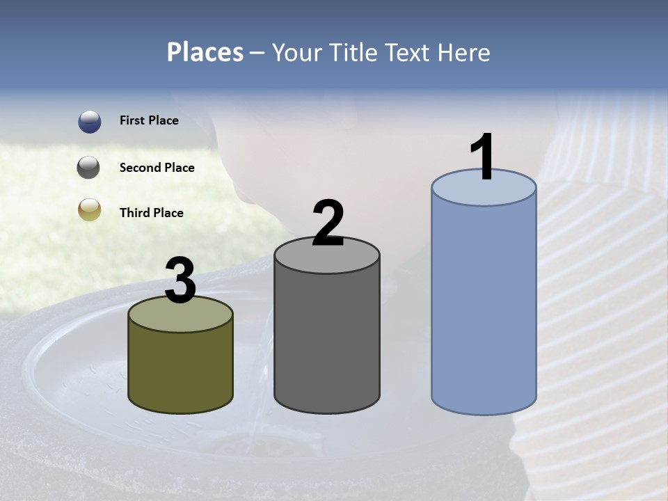 Water Fountain PowerPoint Template