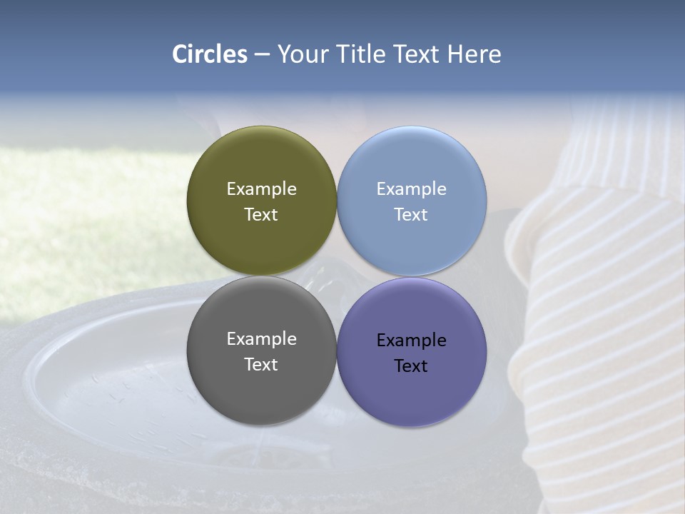 Water Fountain PowerPoint Template