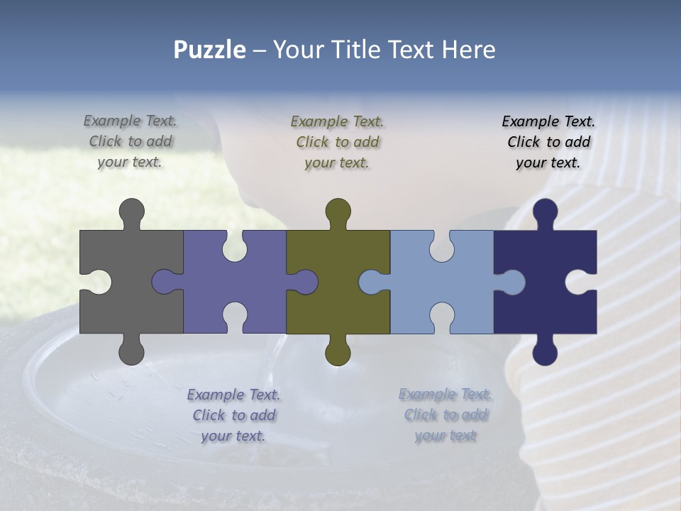 Water Fountain PowerPoint Template