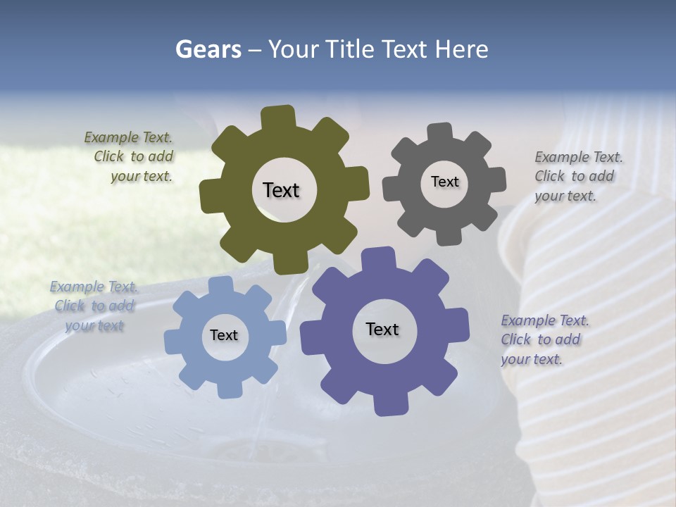 Water Fountain PowerPoint Template