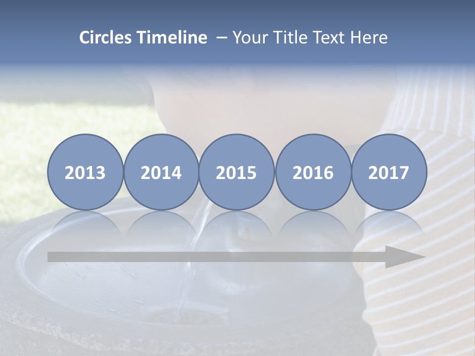 Water Fountain PowerPoint Template