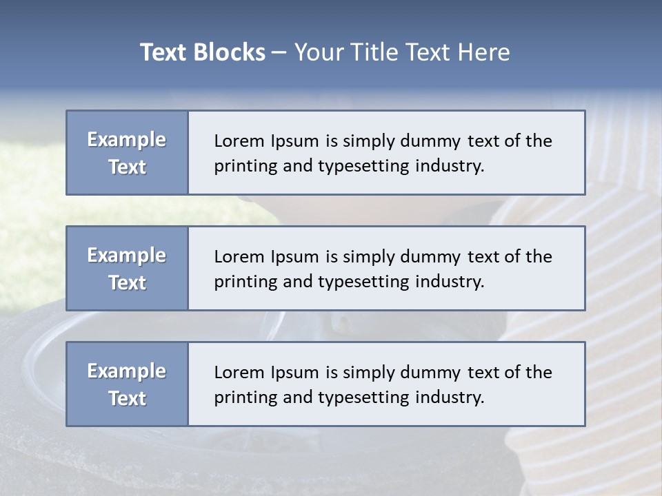 Water Fountain PowerPoint Template