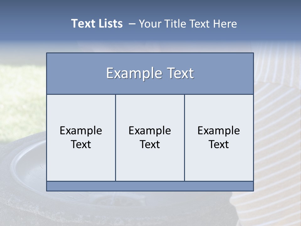 Water Fountain PowerPoint Template