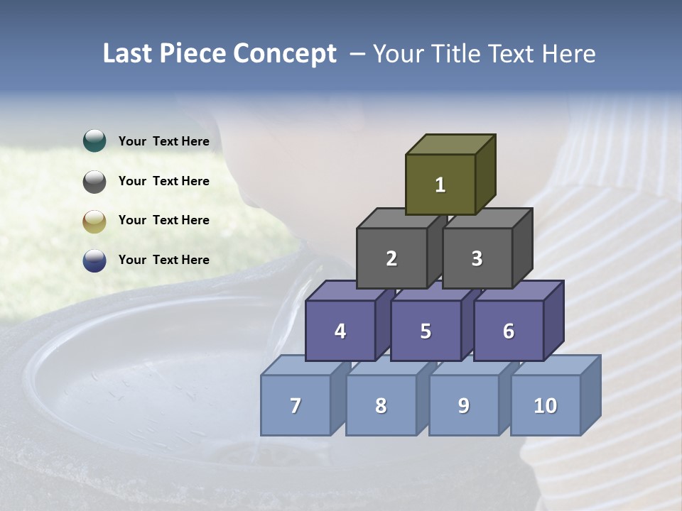 Water Fountain PowerPoint Template