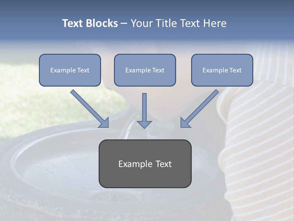 Water Fountain PowerPoint Template