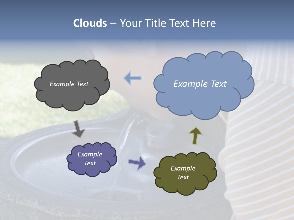 Water Fountain PowerPoint Template