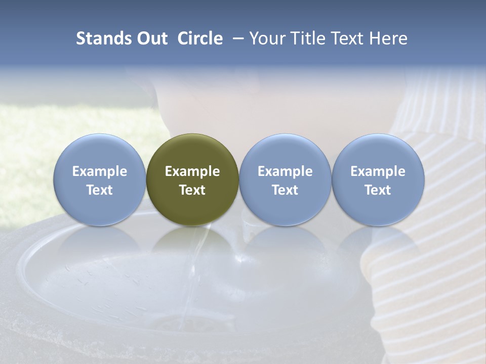 Water Fountain PowerPoint Template