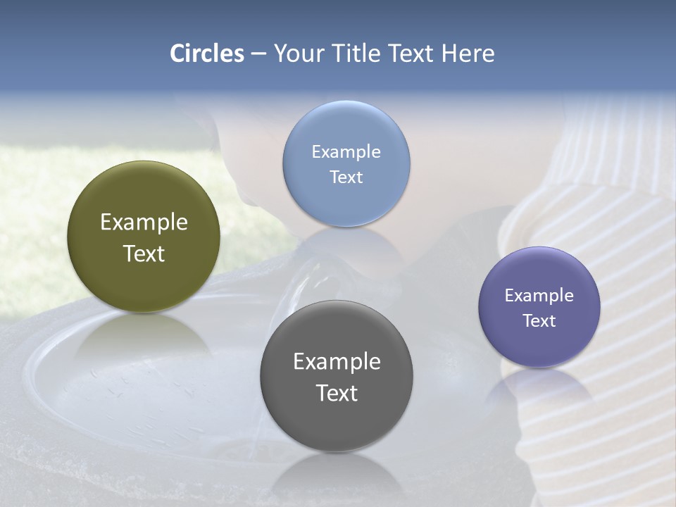 Water Fountain PowerPoint Template