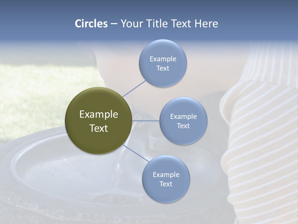 Water Fountain PowerPoint Template