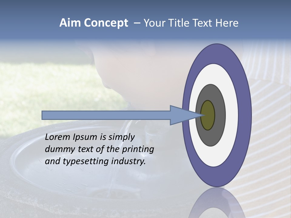 Water Fountain PowerPoint Template