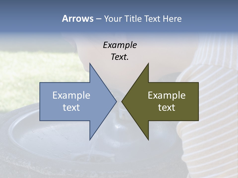 Water Fountain PowerPoint Template