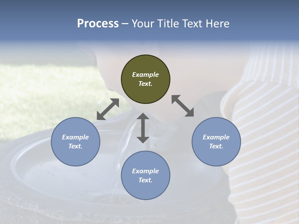 Water Fountain PowerPoint Template