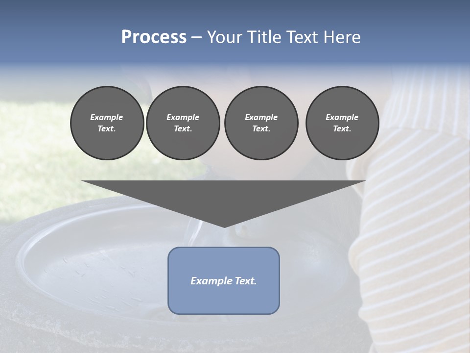 Water Fountain PowerPoint Template