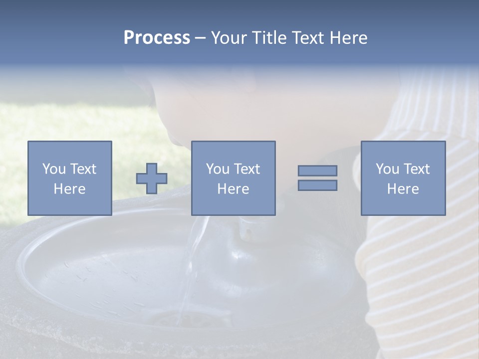 Water Fountain PowerPoint Template