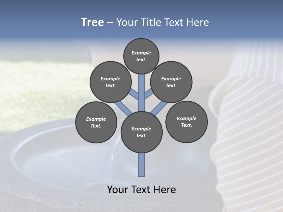 Water Fountain PowerPoint Template