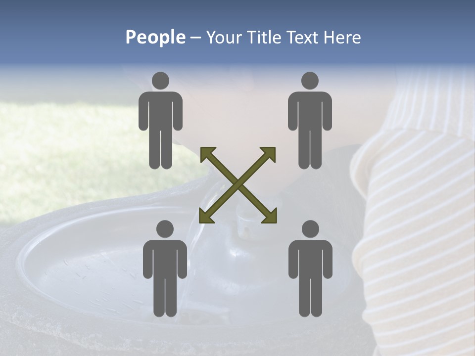 Water Fountain PowerPoint Template