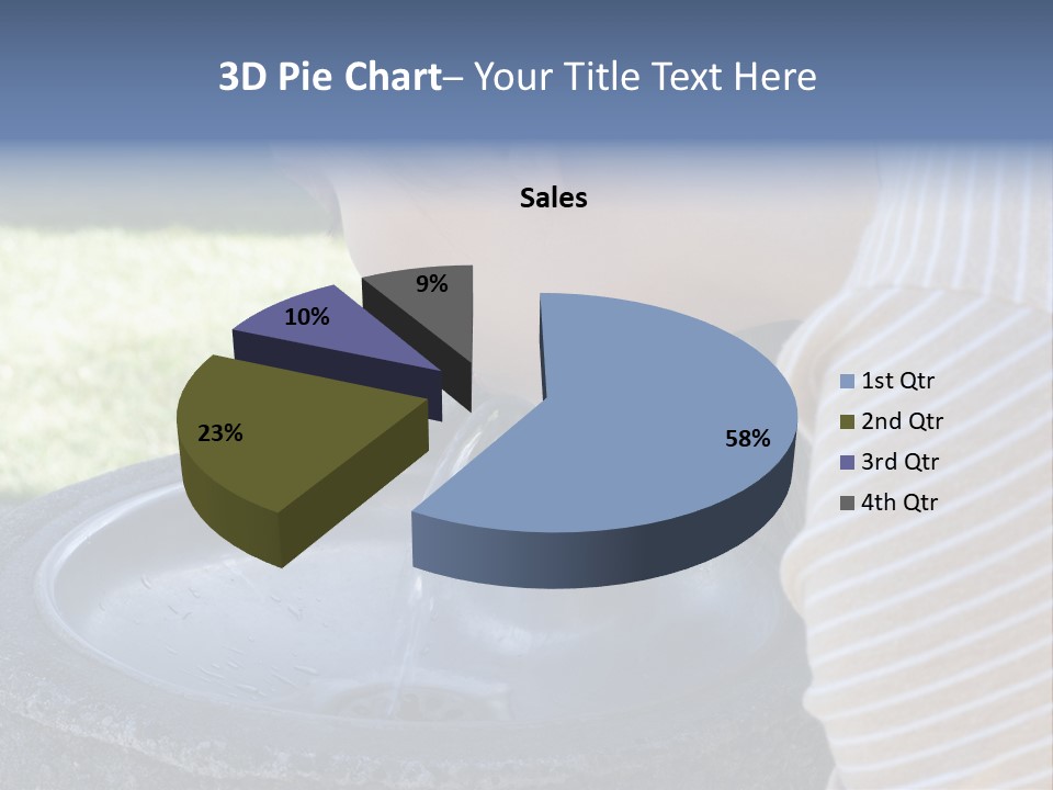 Water Fountain PowerPoint Template
