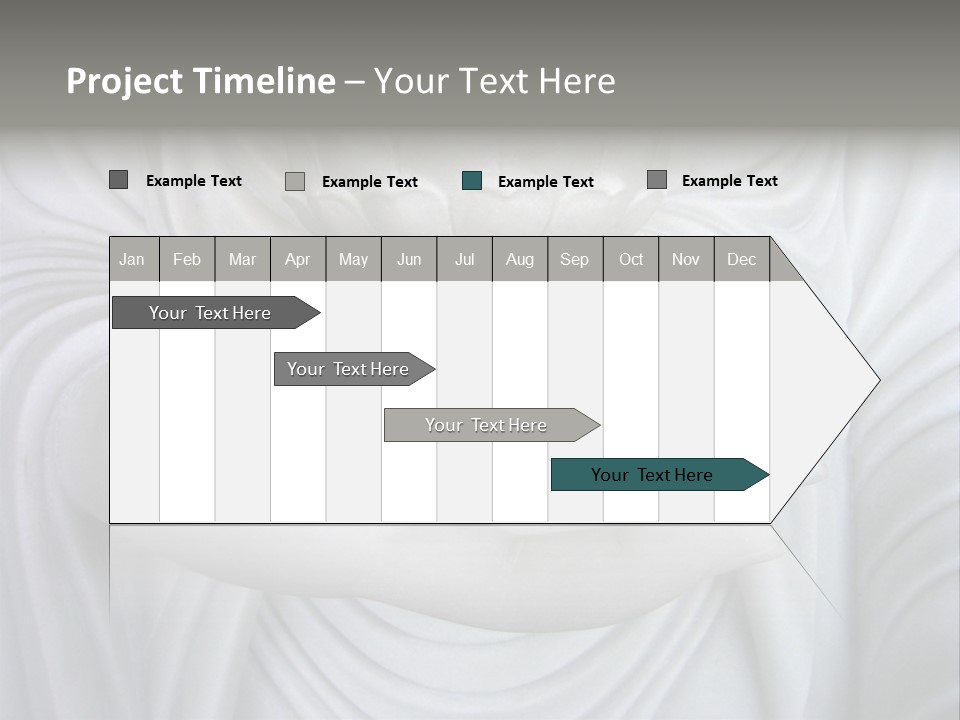 A Person Holding A Statue With Their Hands PowerPoint Template