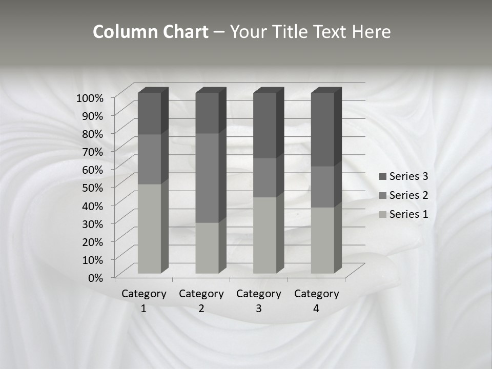 A Person Holding A Statue With Their Hands PowerPoint Template